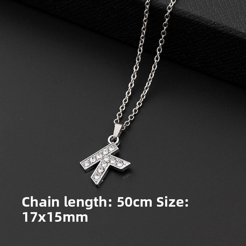 Stainless Steel Letter Pendant