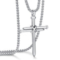 Retro Cross Titanium Steel Necklace