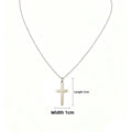 Titanium Steel Cross Necklace
