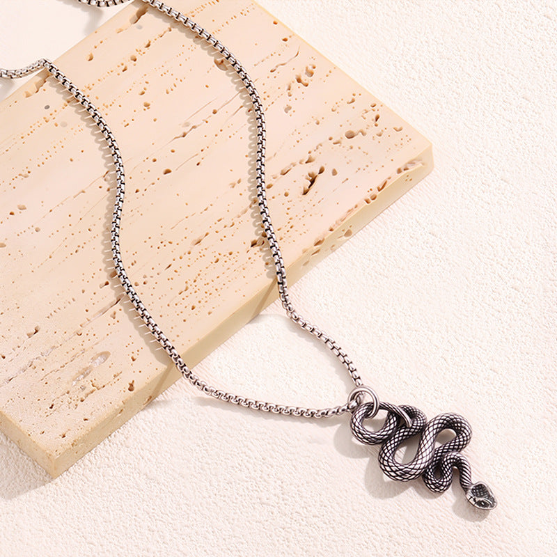 Snake Pendant Necklace