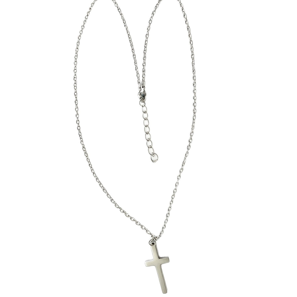 Titanium Steel Cross Necklace