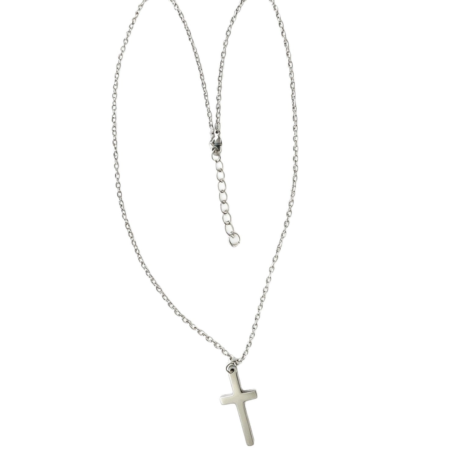 Titanium Steel Cross Necklace
