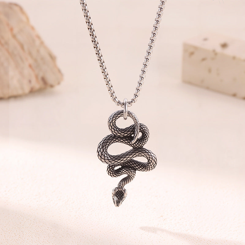 Snake Pendant Necklace