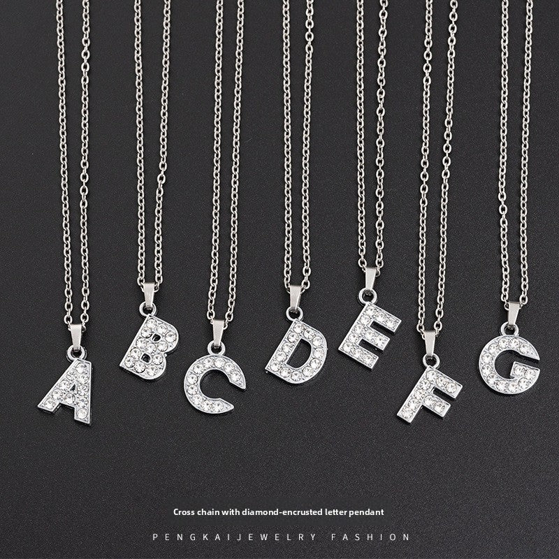Stainless Steel Letter Pendant