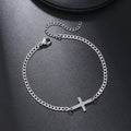 Stainless steel triangle NK chain bracelet