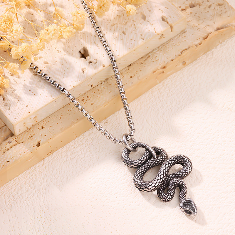 Snake Pendant Necklace